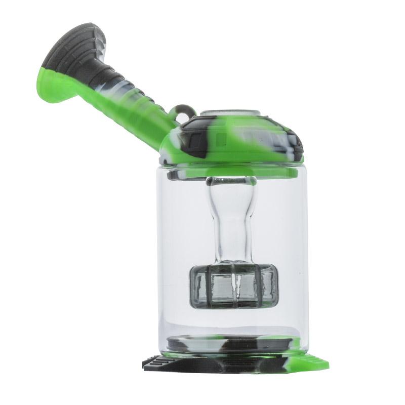 5 Castle Silicone Showerhead Perc Dab Rig (Random Color)