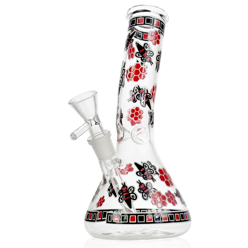 8 Glow-In-The-Dark Honeybee Beaker Bong
