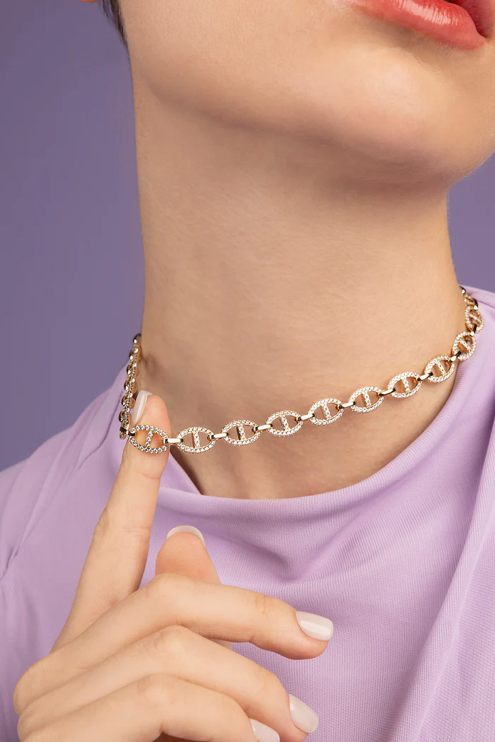 Collana a Catena Maglia Marine