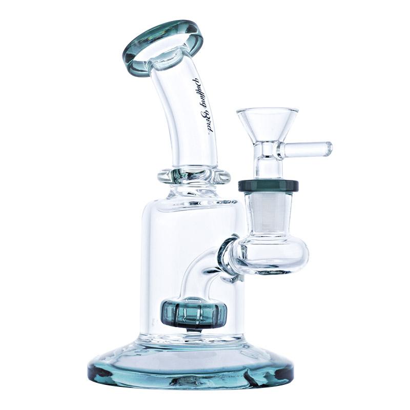 6 Mini Showerhead Perc Glass Dab Rig