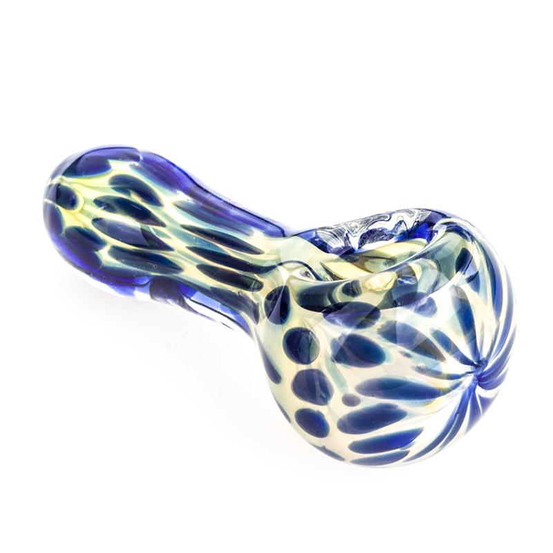 Spotted Glass Spoon Pipe