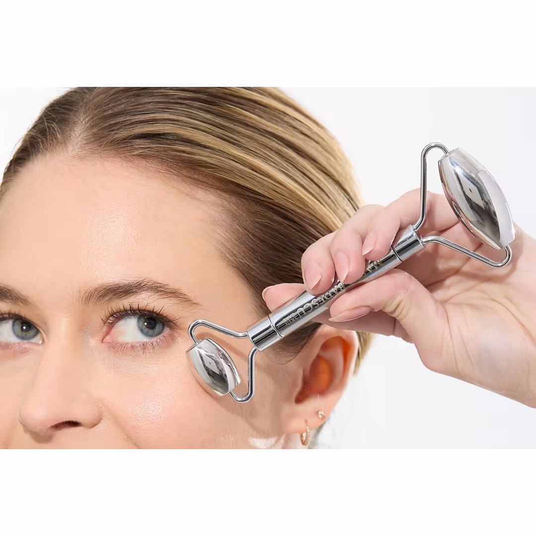 Mario Badescu  Stainless Steel Facial Roller and Gua Sha Set