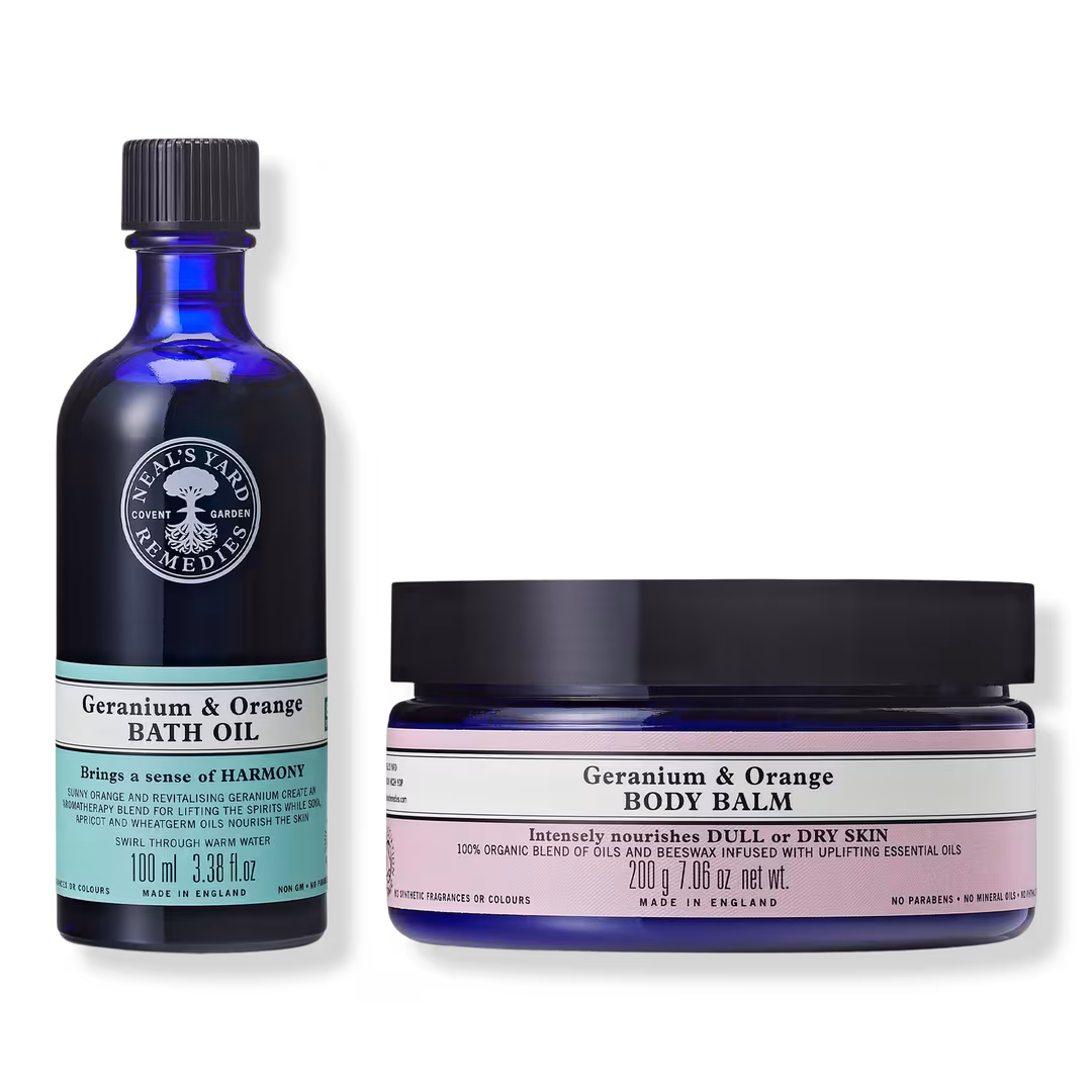 Neal's Yard Remedies  Organic Geranium & Orange Bath & Body Ritual