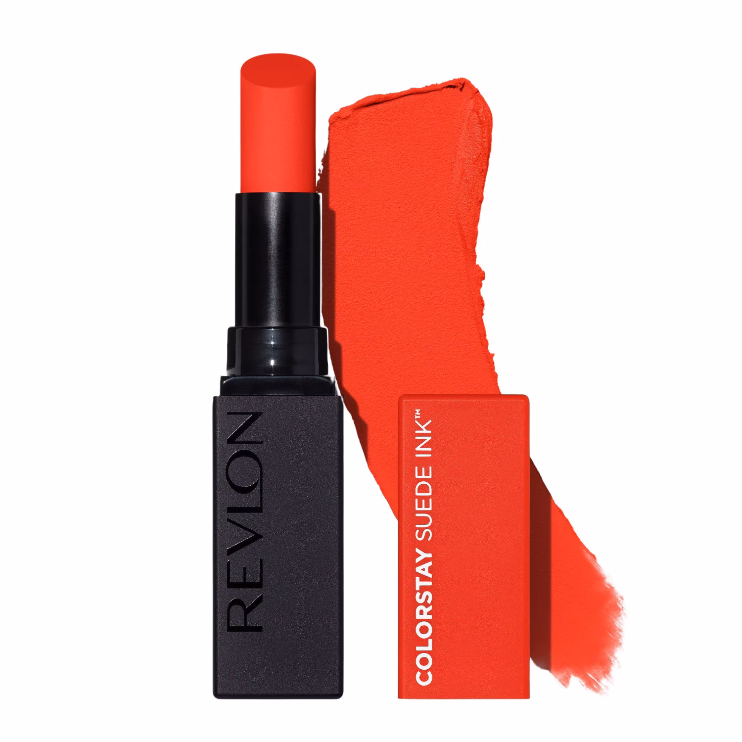 Revlon ColorStay Suede Ink Lippenstift, deckend, langanhaltend, nicht übertragend, mit Vitamin E, wasserfest, 008 That Girl, 2.55g