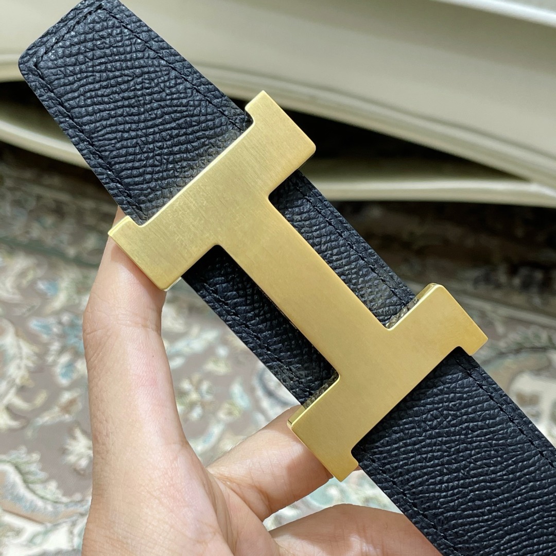 Hermes  Cowhide Belt 3.2CM