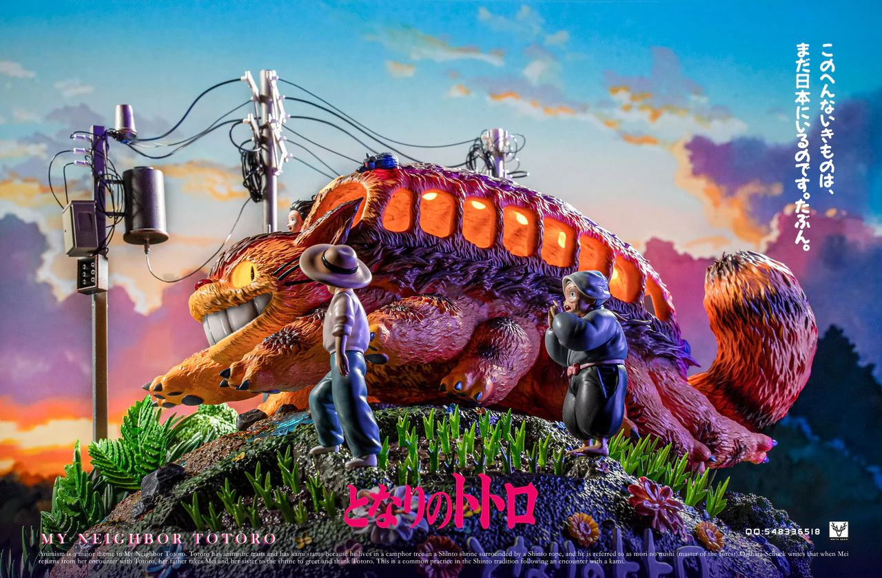 Studio Ghibli - Totoro (Catbus) | Resin Statue | by White Deer Studio