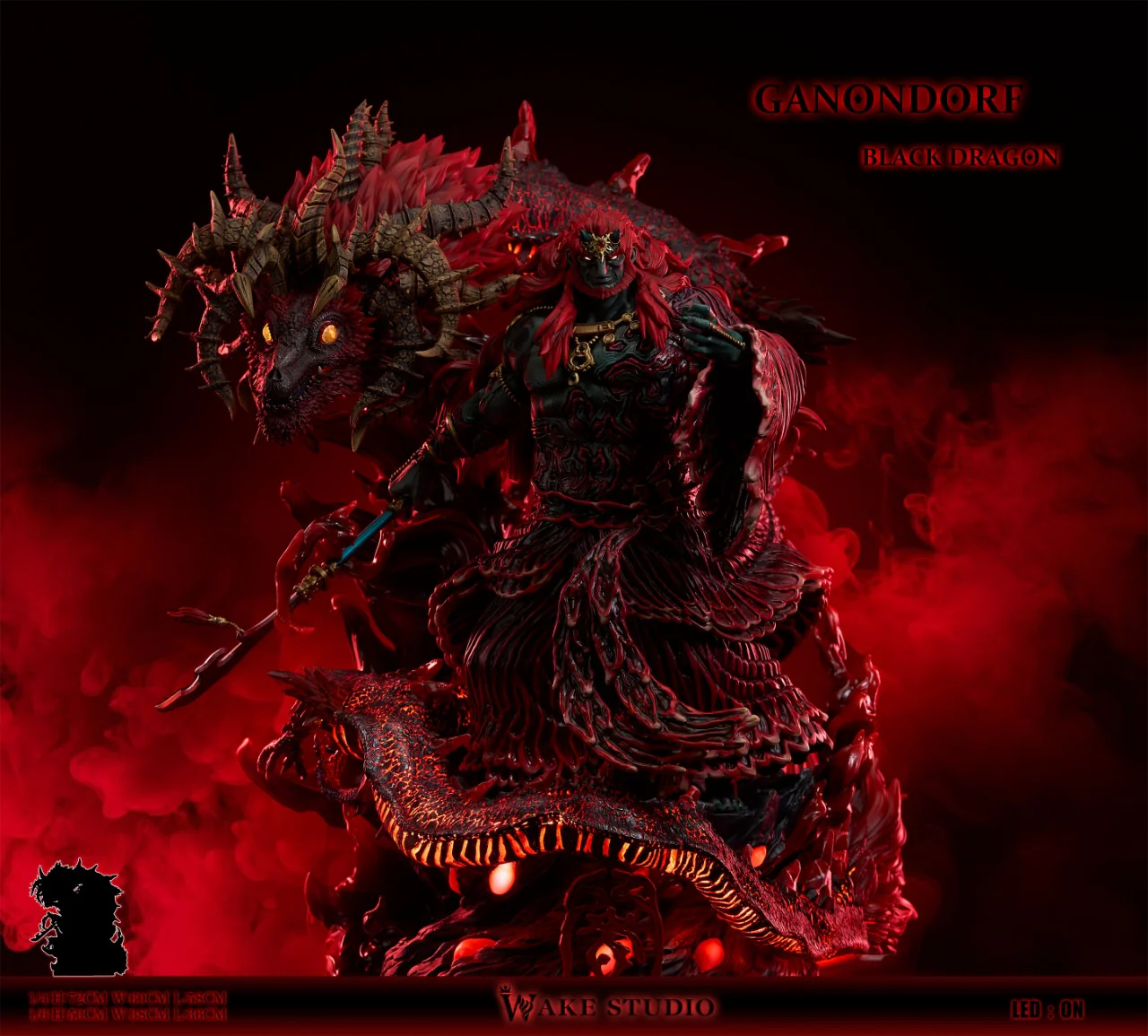 Legend of Zelda - Ganondorf | 1:6/1:4 Resin Statue | by Wake Studio