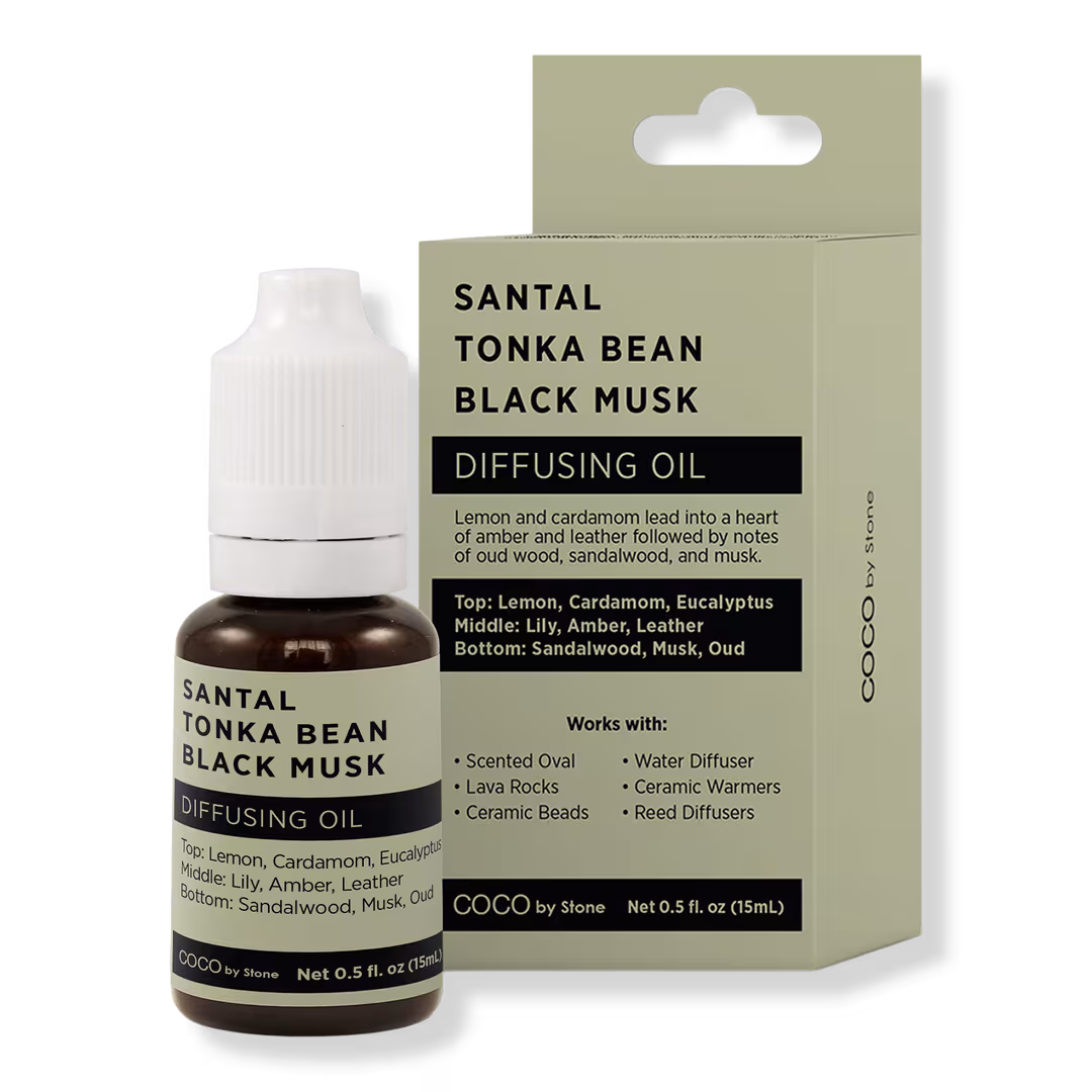 COCO by Stone  Santal Tonka Bean Black Musk Diffusing Oil