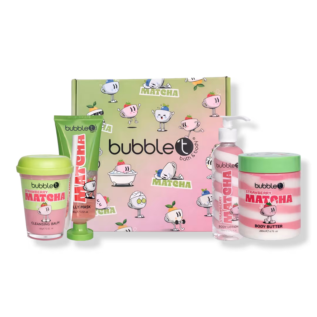 Bubble T  Matcha Strawberry Gift Set