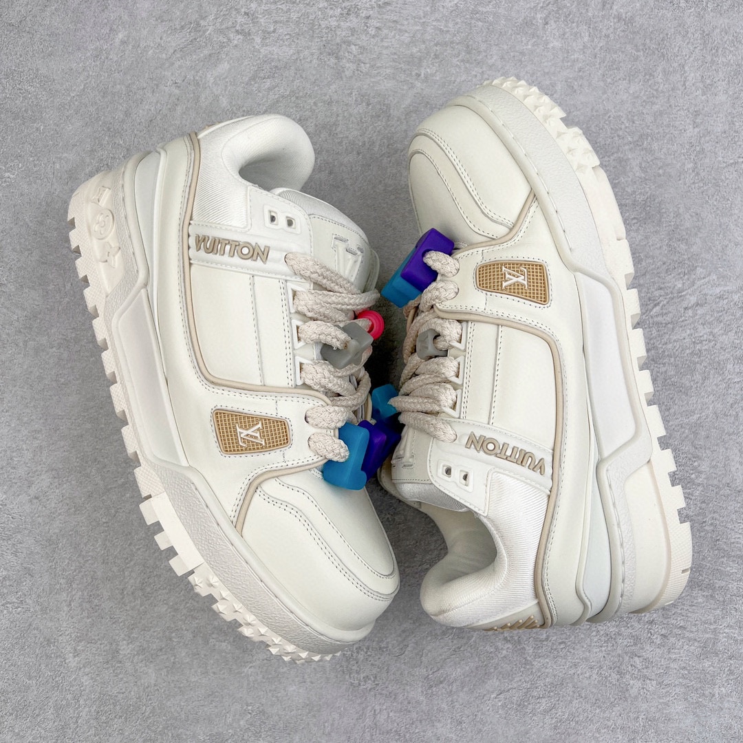 Louis Vuitton Trainer Maxi Sneakers white