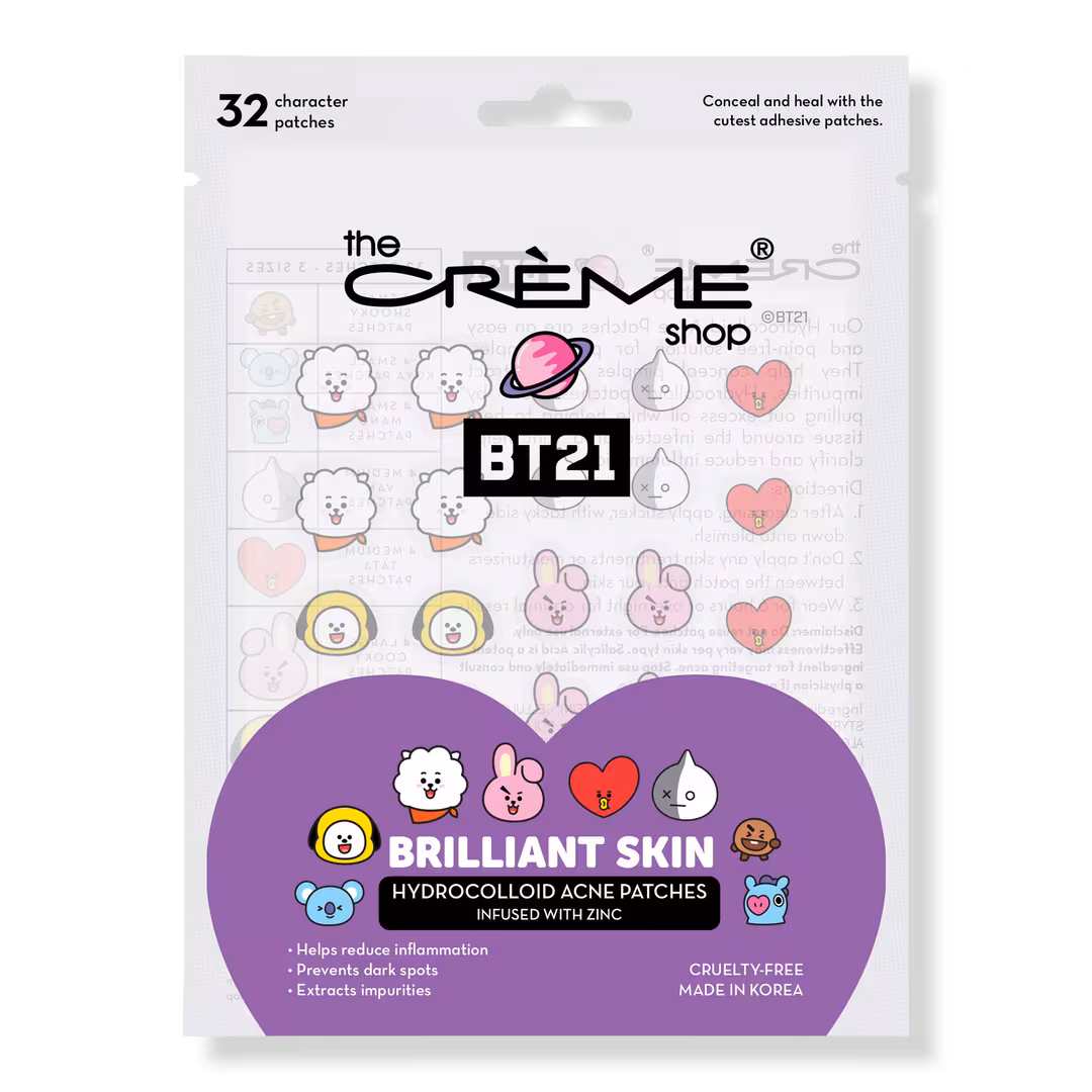 The Crème Shop  BT21 Brilliant Skin Hydrocolloid Acne Patches