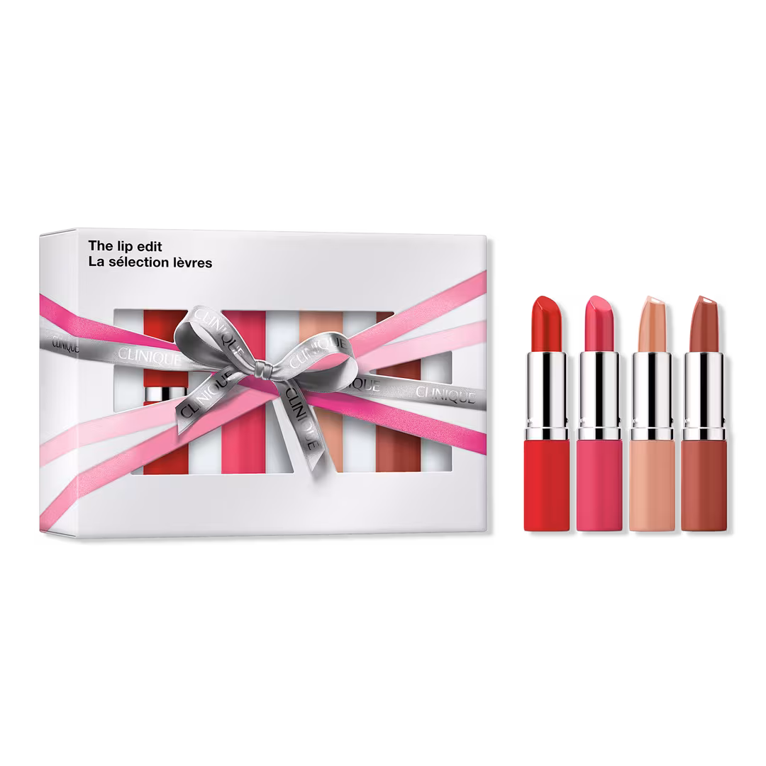 Clinique  4 Piece The Lip Edit: Lipstick Holiday Gift Set