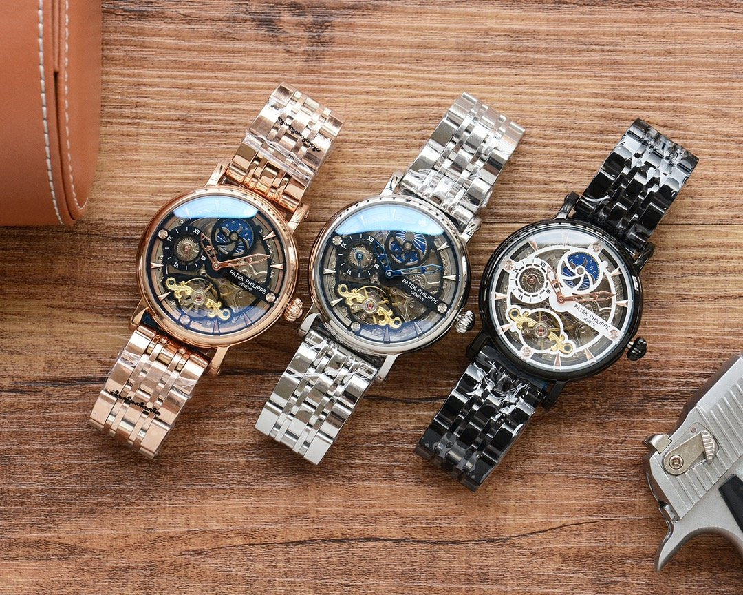 PATEK Watch COMPLICATION 40 MOONPHASE SKELETON DIAL Watch