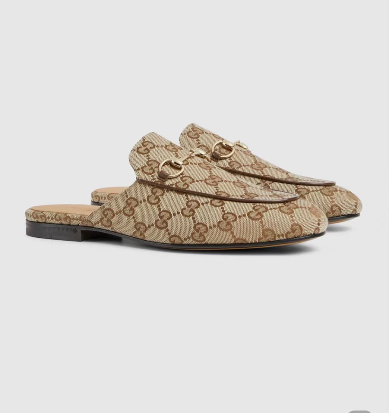 Gucci Monogram Horsebit Women Shoes