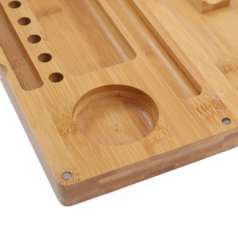 Bamboo Manual Operation Panel Rolling Tray