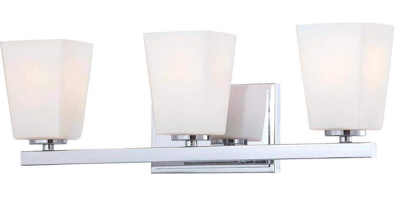 3 Light Transitional Bath Vanity In Transitional Style 7 Inches Tall By 20.75 Inches Wide Minka Lavery 6543-77