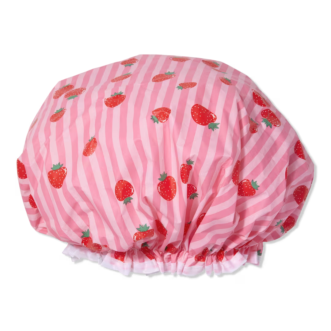 ULTA Beauty Collection  Shower Cap Strawberry Stripes