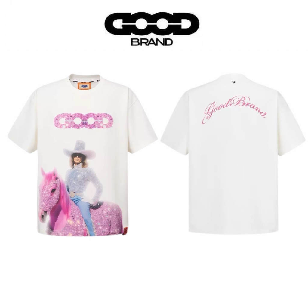 Goodbrand Pink Glitter Cowboy & Horse T-Shirt