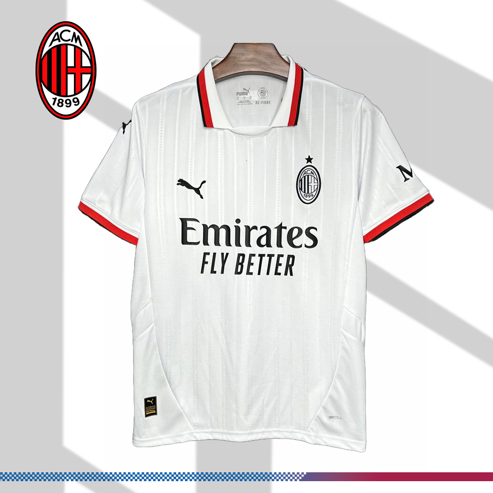 2024/2025 AC Milan Away White Football Shirt (Fan Edition)