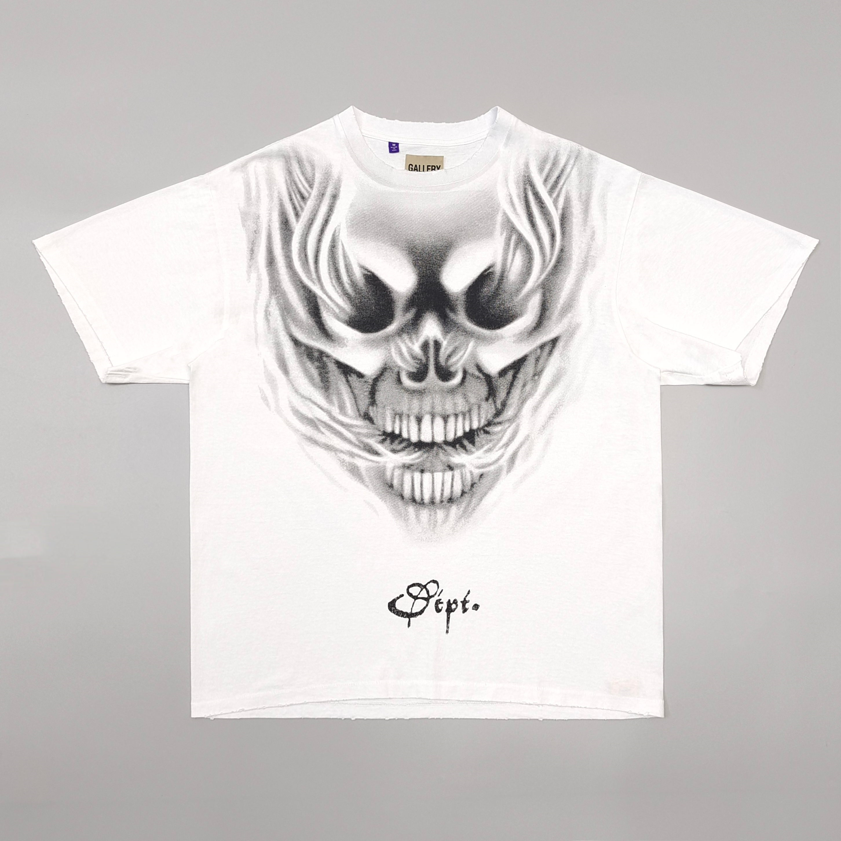1:1 Cool Hurricane Face White T-shirt