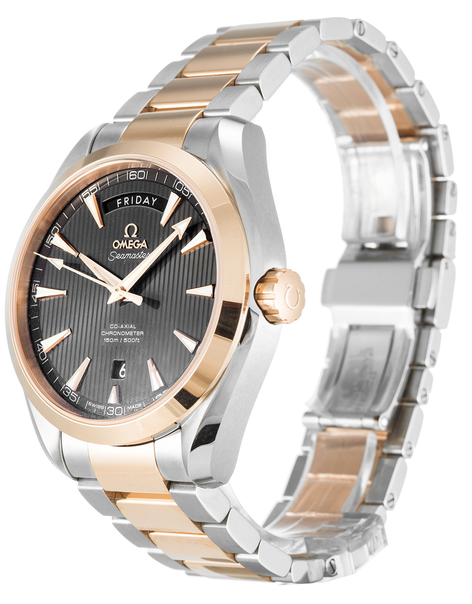 Replica Omega Aqua Terra 150m Gents Rose Gold Case Stick Markers 231.20.42.22.06.001 41.5MM