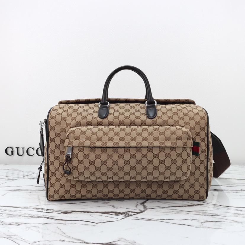 Gucci Bag GG Canvas Medium Duffle Bag