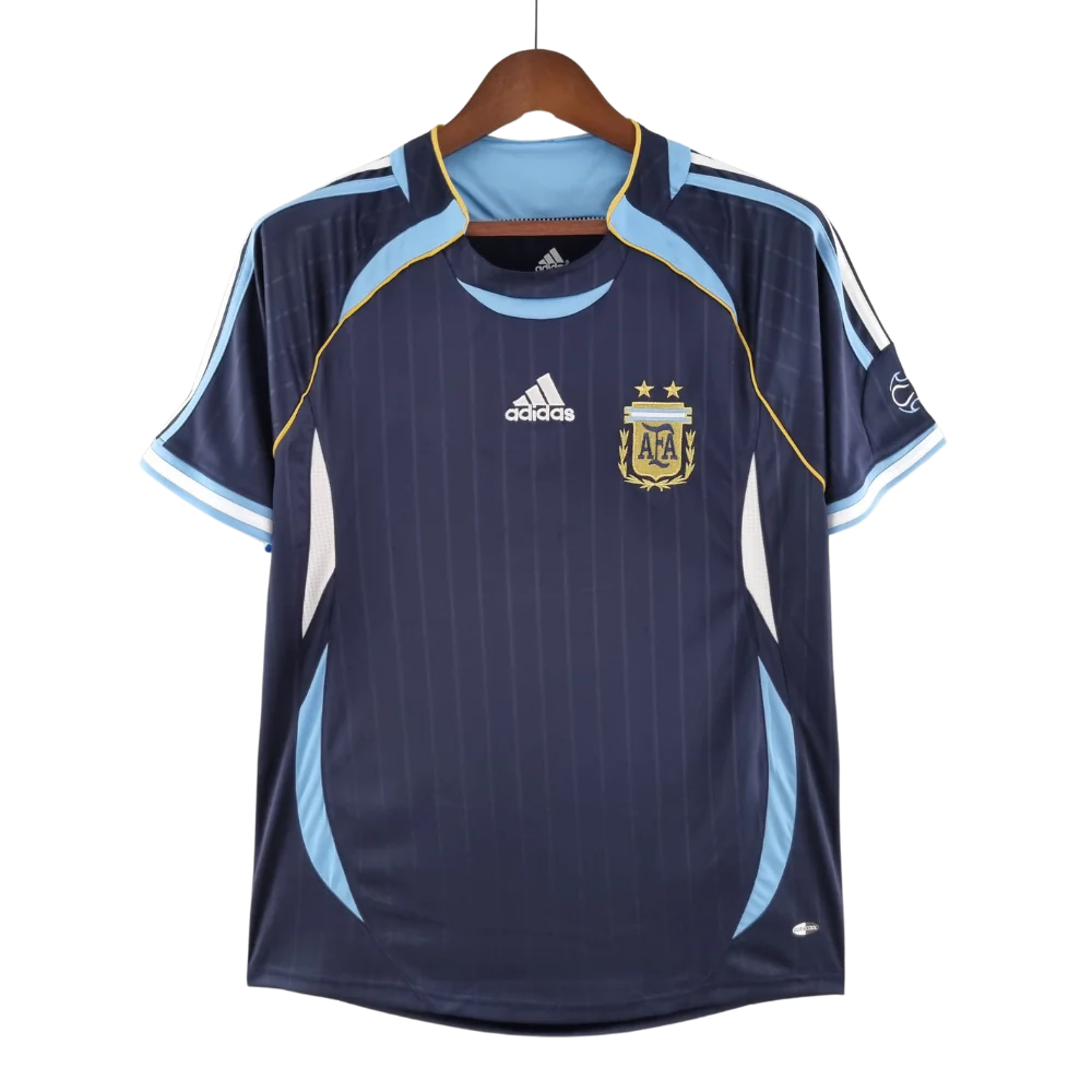 Retro 2006 Argentina Away Soccer Jersey