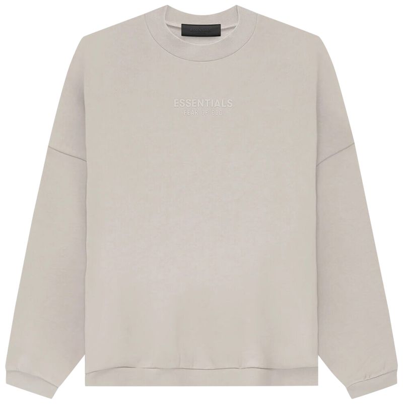 Hoodie Crewneck Silver Cloud/SS23