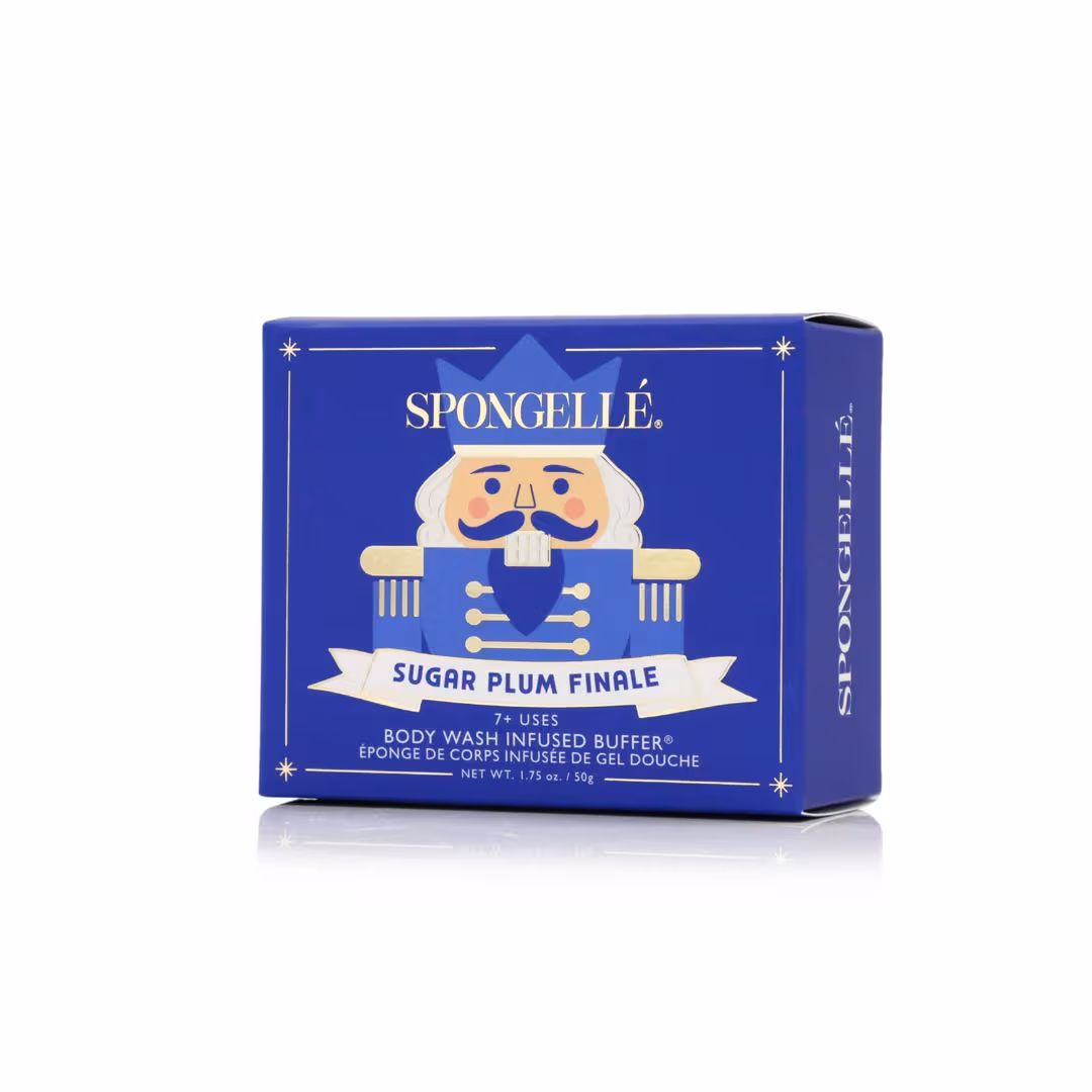 SPONGELLE  Sugar Plum Finale Body Wash Infused Buffer