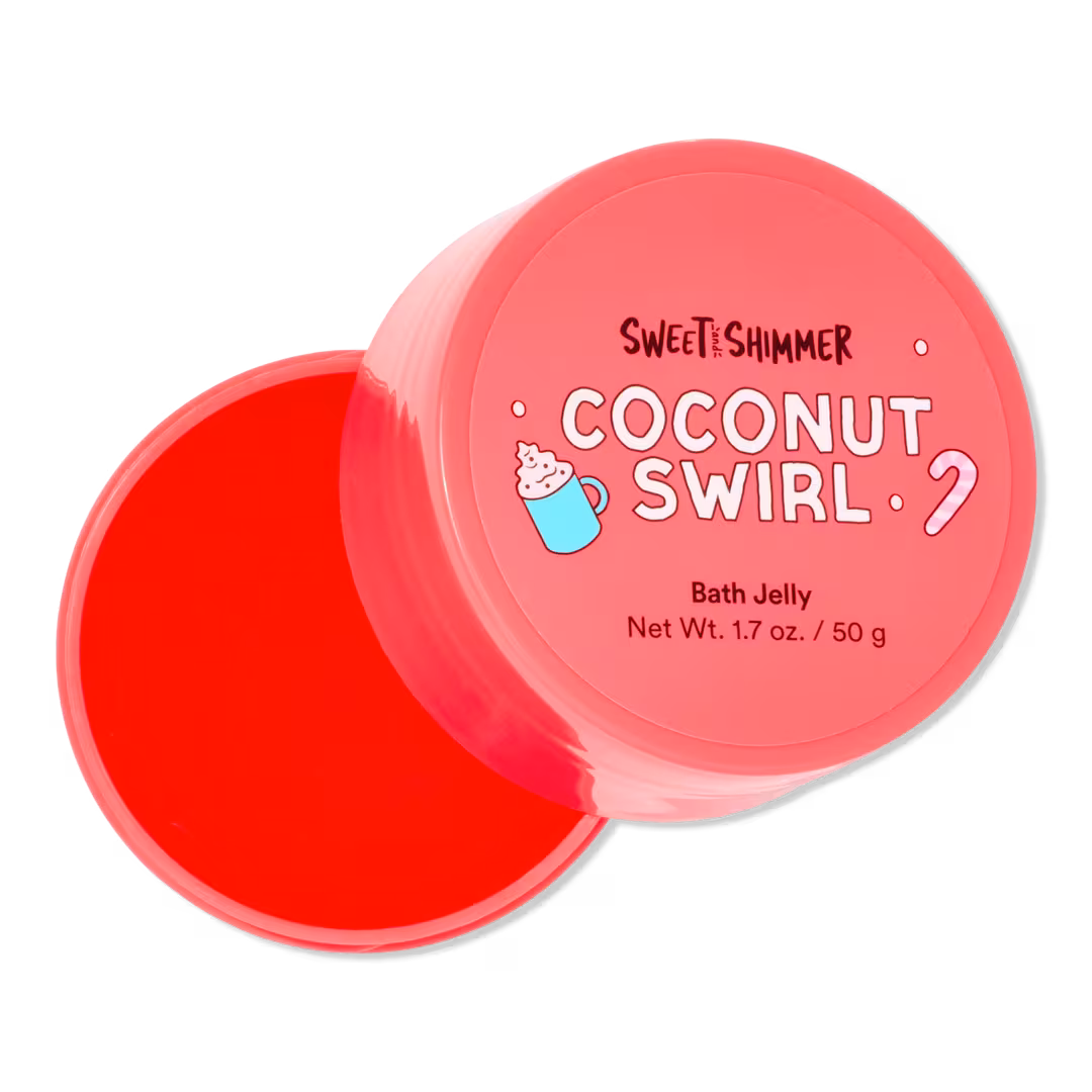 Sweet & Shimmer  Coconut Swirl Bath Jelly