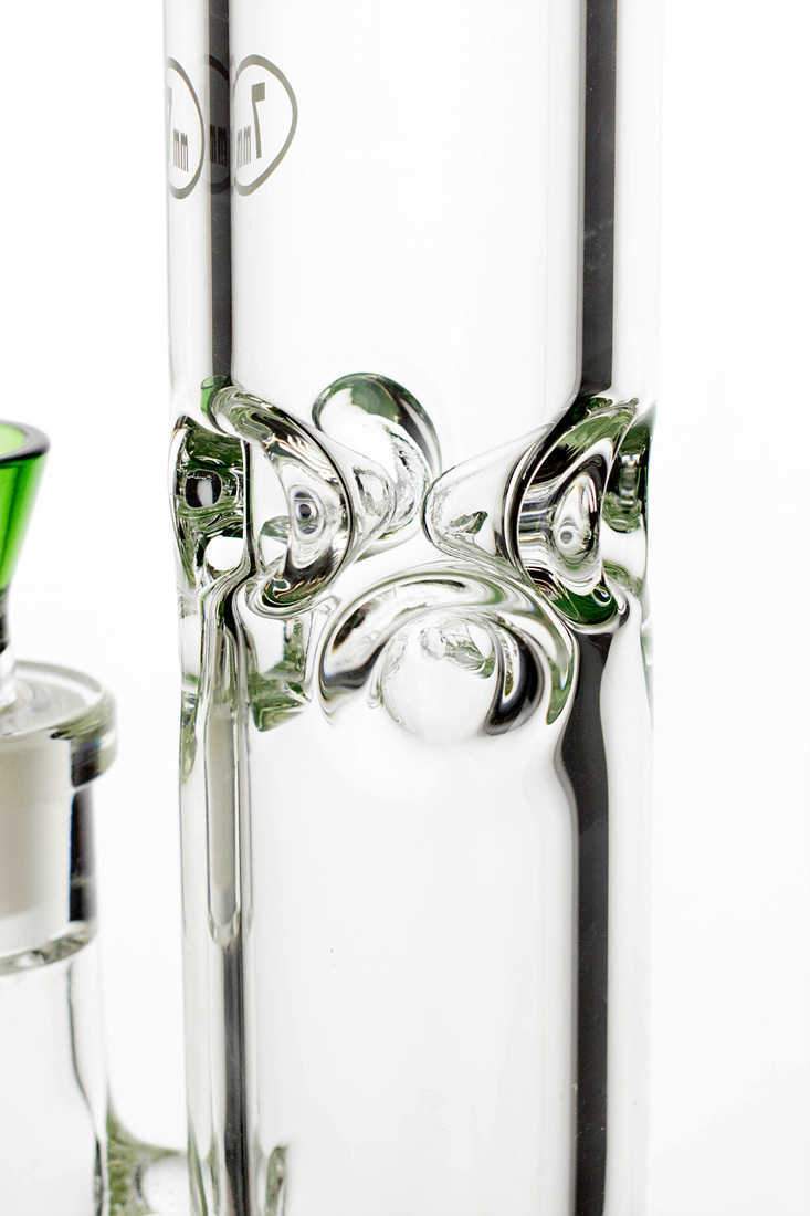 18 Ghost thick glass Thriple Flat Diffuser water bong