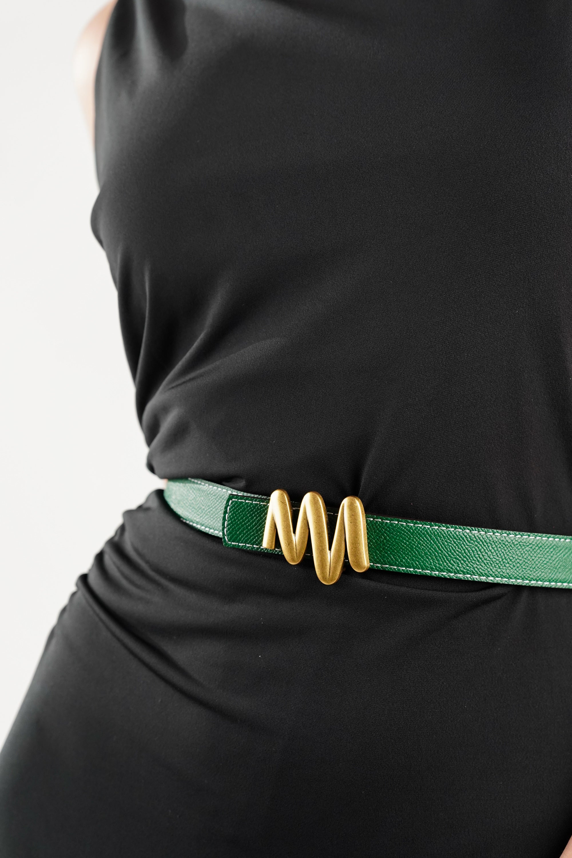 Hot Red & Green Beat Reversible Belt