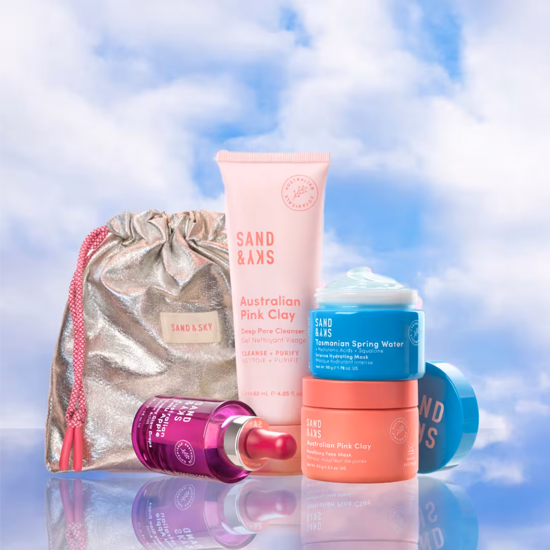 Sand and Sky  Cosmetic Travel Bag