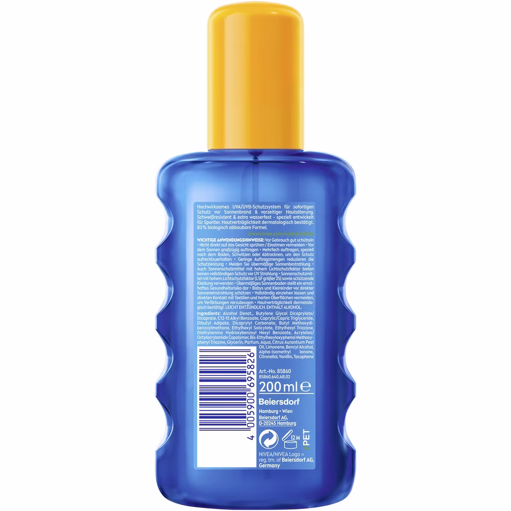 UV Dry Protect Sport Transparentes Spray LSF 50