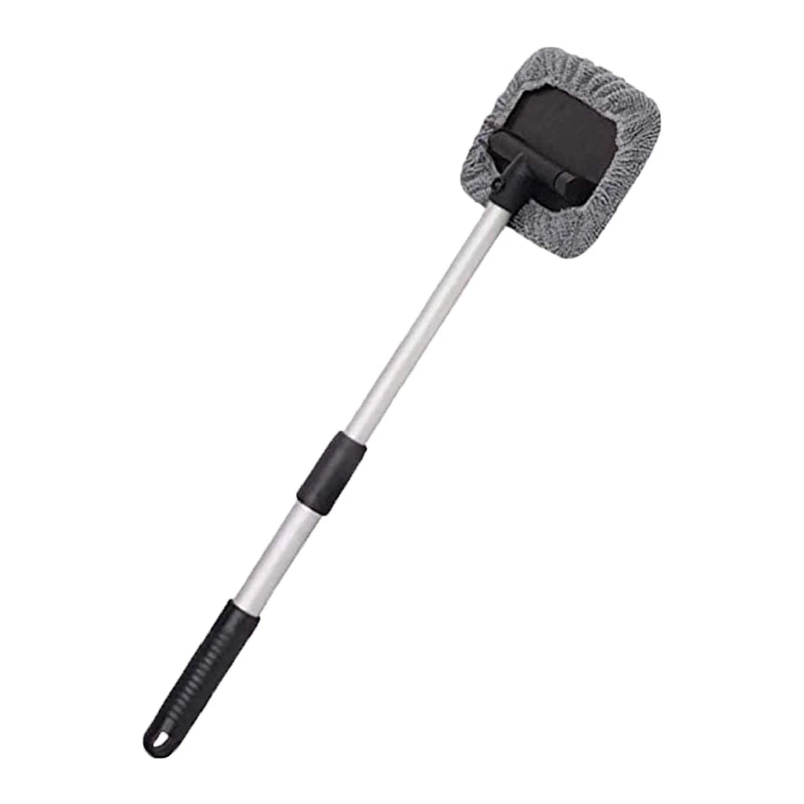 Lingouzi Car Cleaning Brush,extendable Windshield Cleaning Tool, Strong Absorbent Car Window Cleaner with 2 Pcs Washable Pads , Multifunctional Use Windshield Cleaner Tool Kit