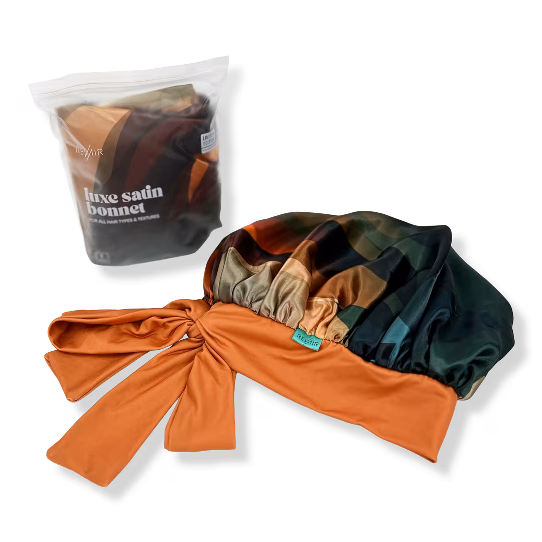 RevAir  Luxe Satin Bonnet - Limited Edition Cinnamon Swirl