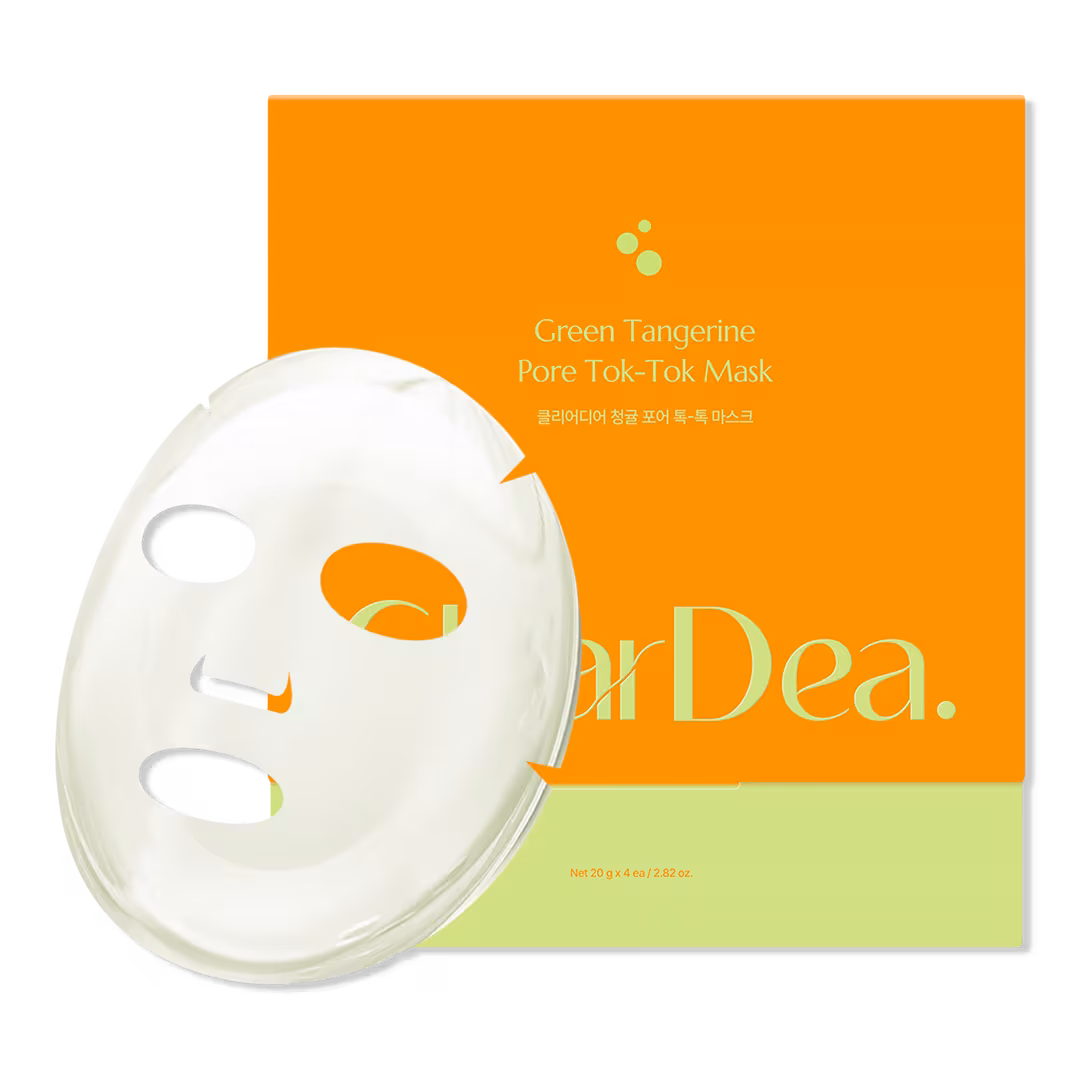 ClearDea.  Green Tangerine Pore Tok-Tok Mask