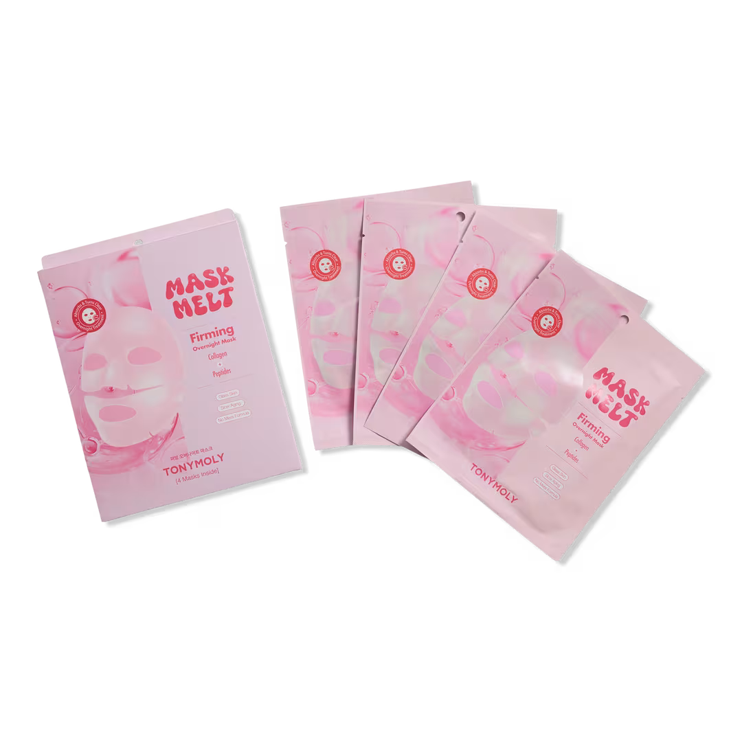 TONYMOLY  Mask Melt Collagen + Peptide Overnight Hydrogel Mask