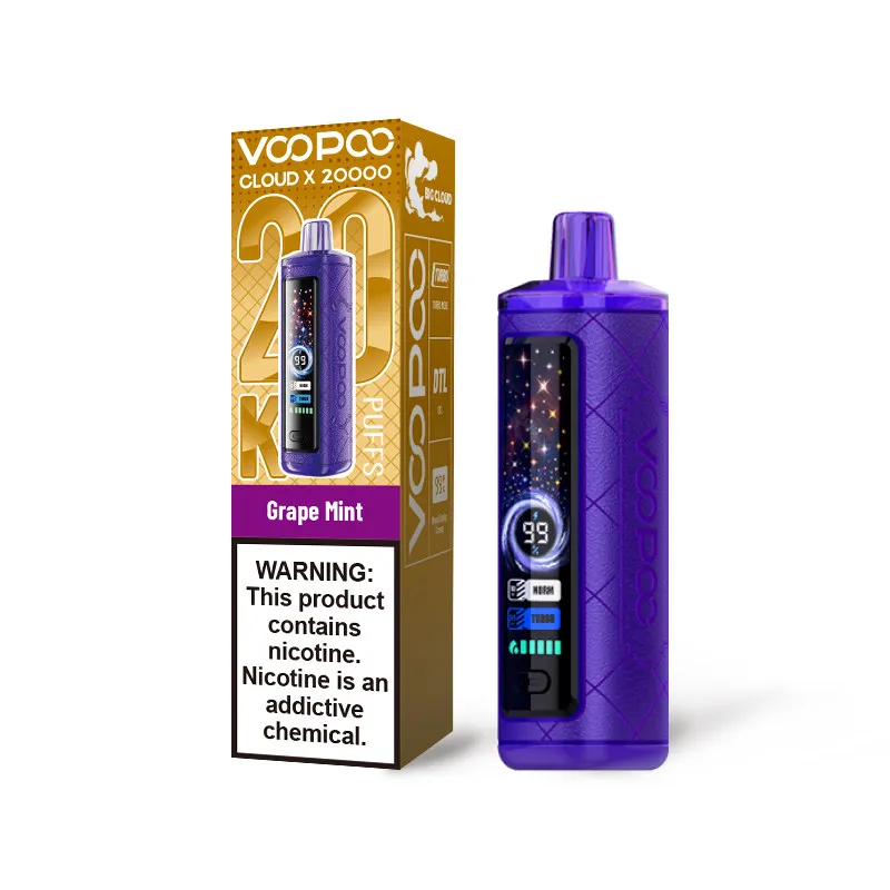 VOOPOO Cloud X 20K Shisha Vape Kit 6mg 900mAh 25ml