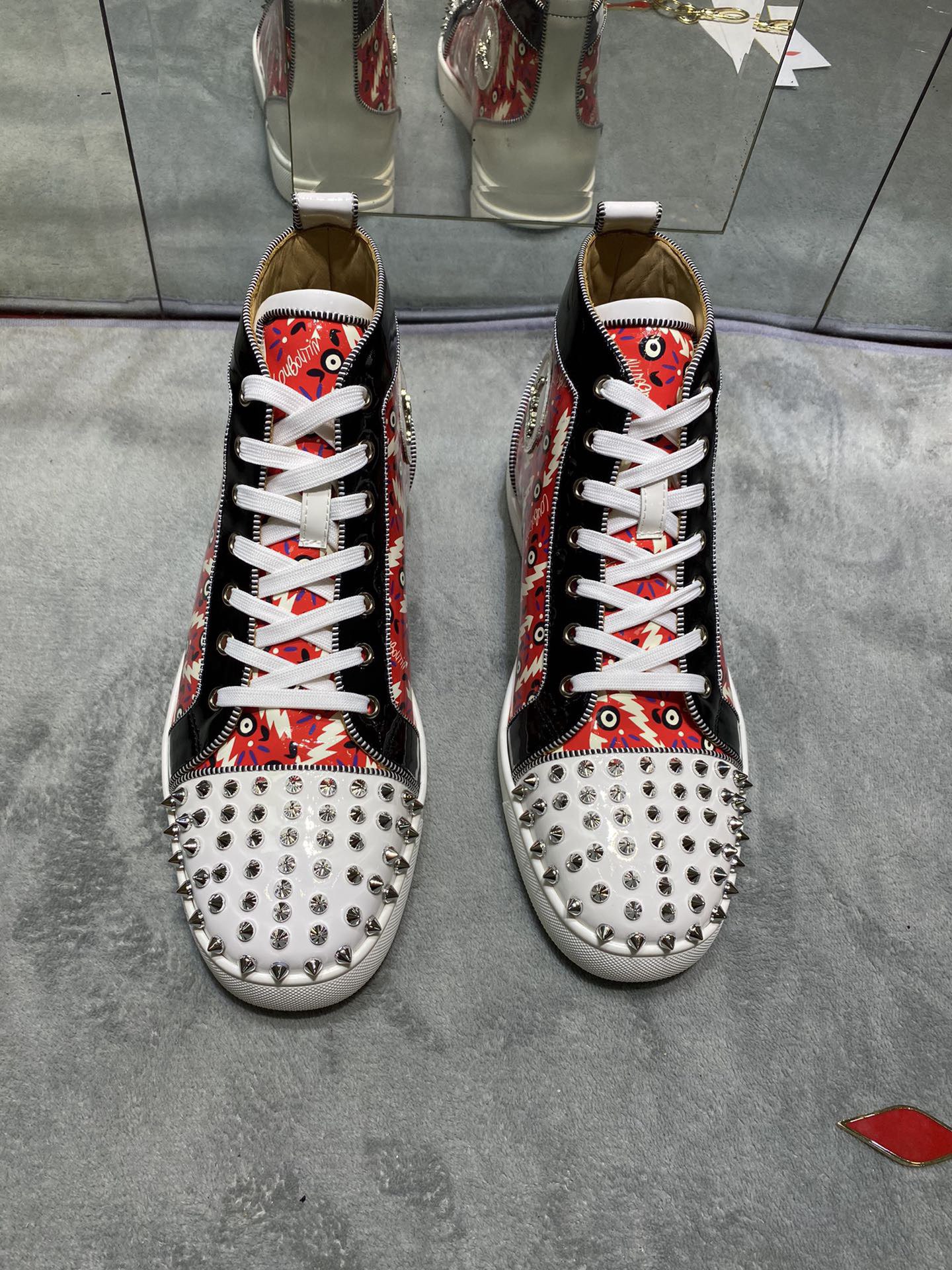 Christian Louboutin Red bottom High-Top - CCSHOES