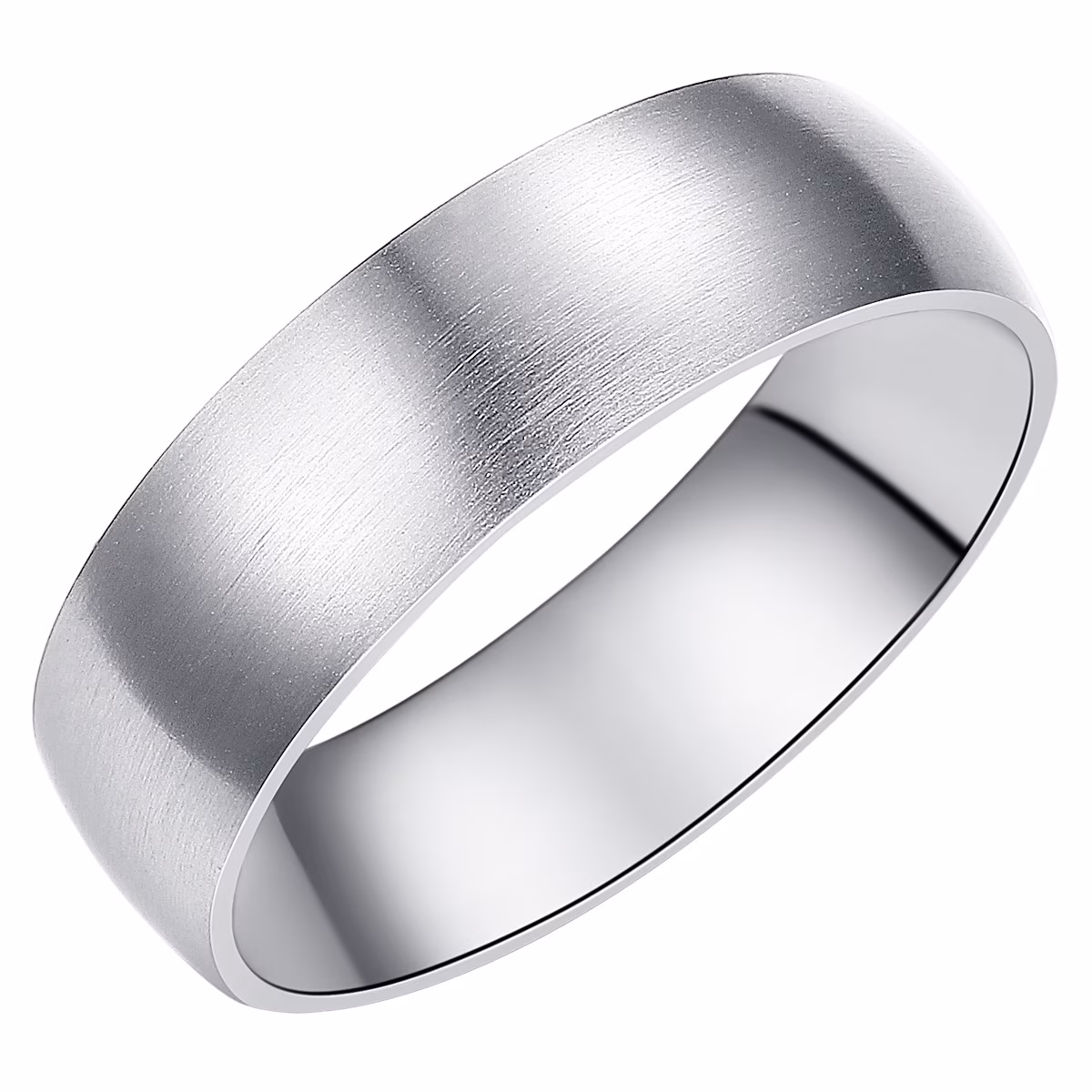 Ring Edelstahl in Silber