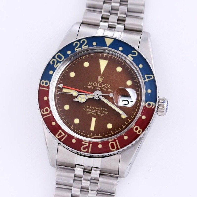 Rolex Watch GMT-MASTER VINTAGE PEPSI 40MM BROWN DIAL Watch