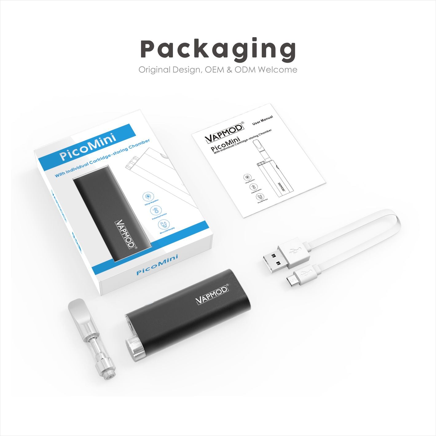 VAPMOD PICO mini 510 Thread Battery