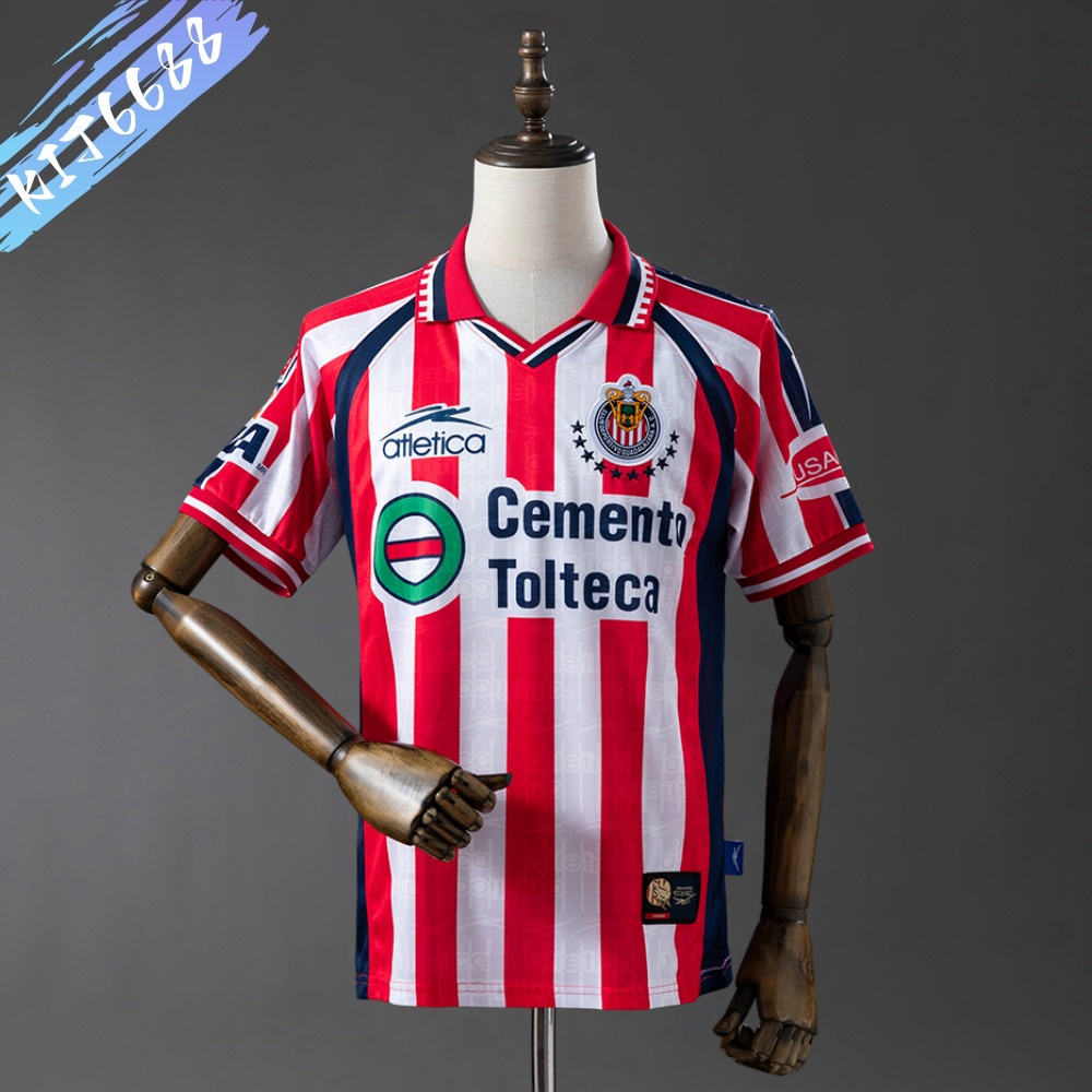 1999/2000 Club Chivas Home Retro Football Shirt (Fans version)