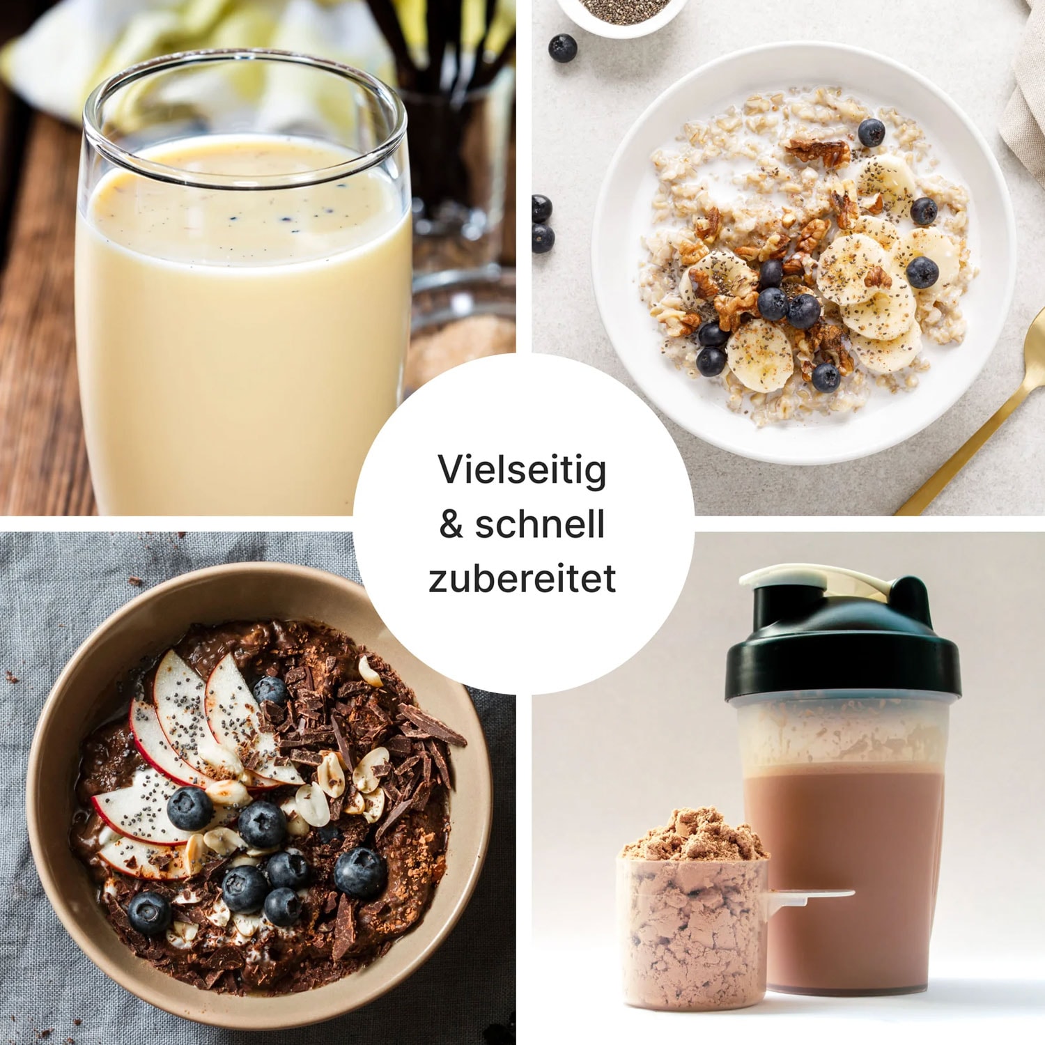 VEGAN PROTEIN PULVER - Pflanzlicher Protein-Komplex mit Verdauungsenzymen