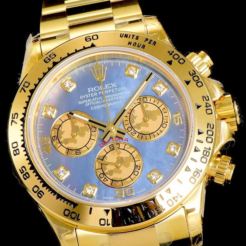 Rolex Watch DAYTONA CUSTOM GOLD BLUE MOP DIAL Watch