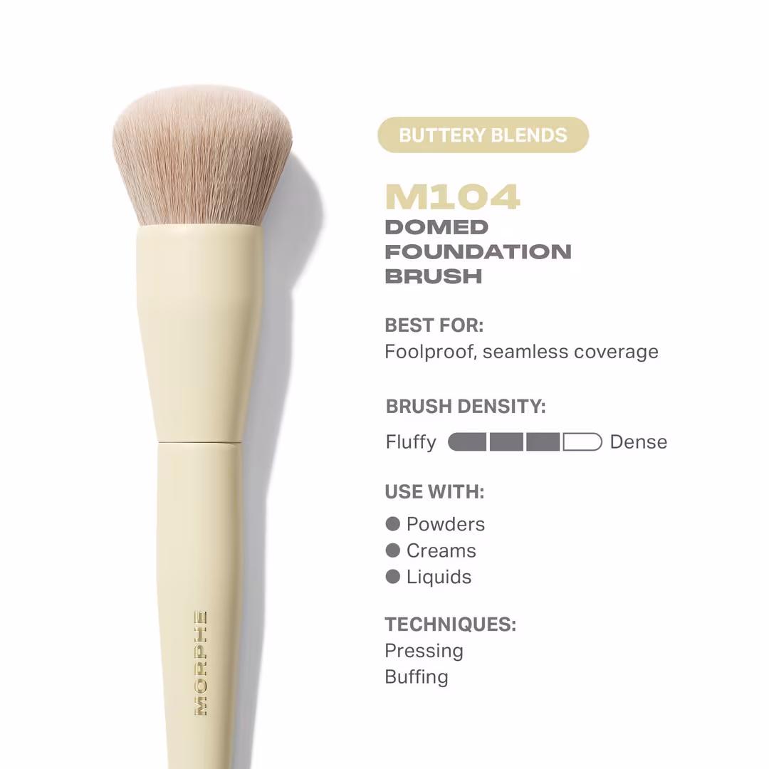 Morphe  Buttery Blends M104 Domed Foundation Brush