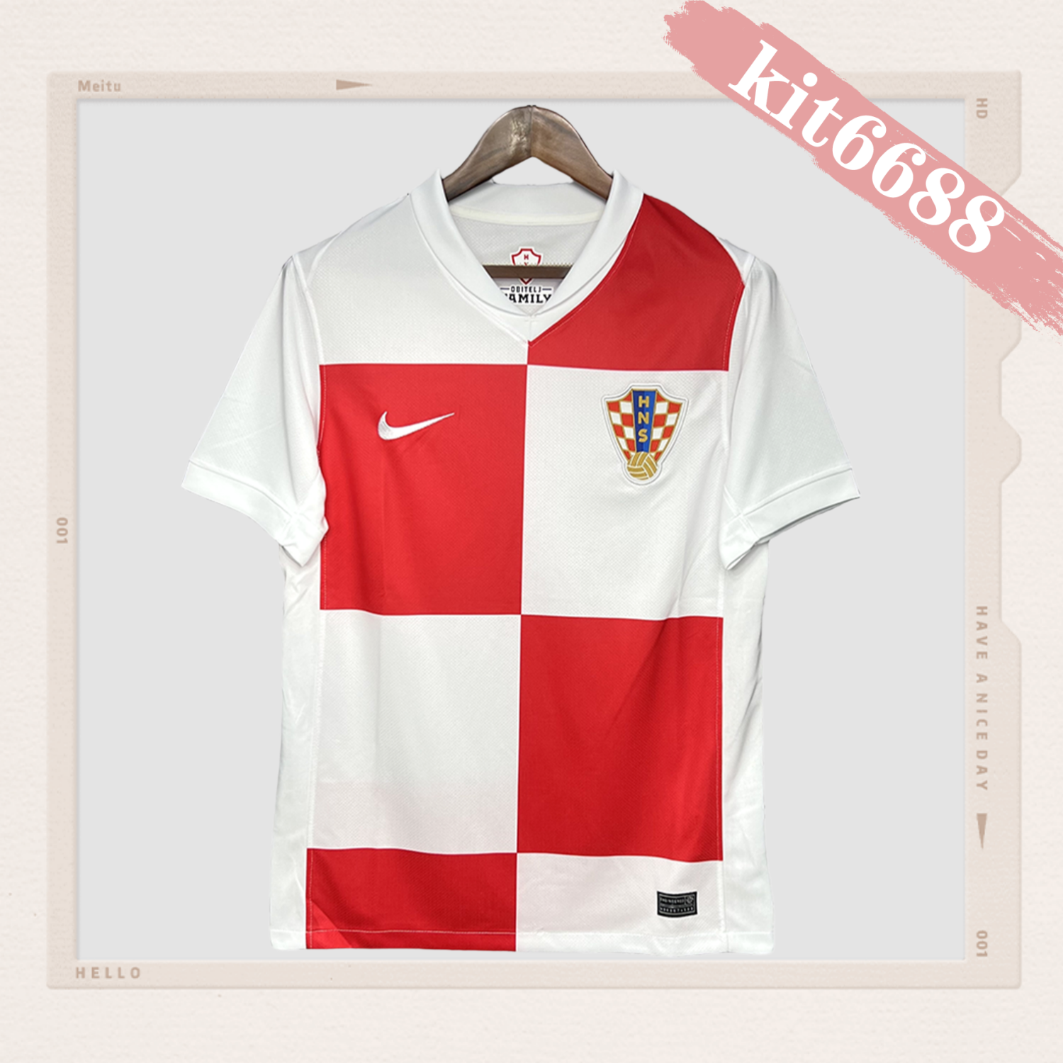 2024 Croatia home Football Shirt (Fan Edition)