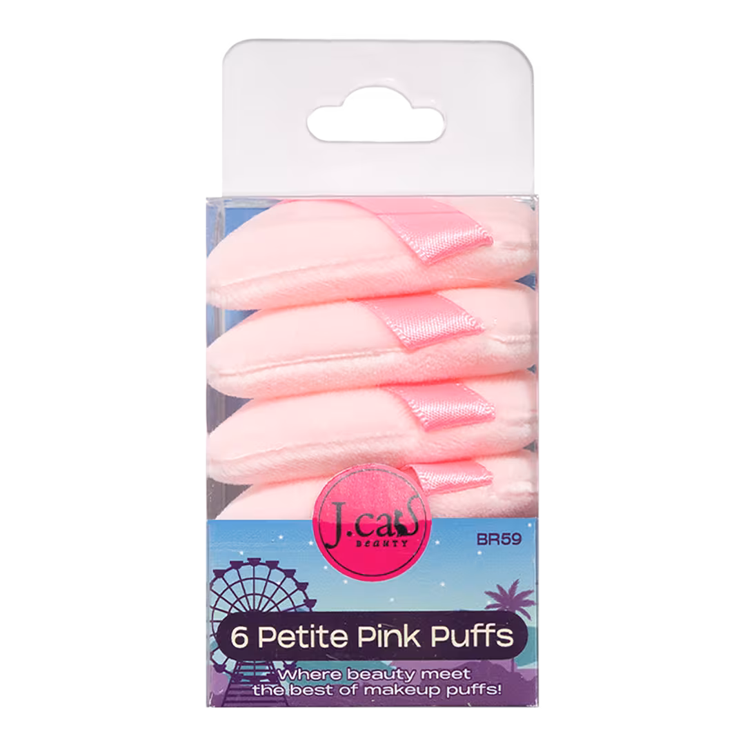 J.Cat Beauty  6 Petite Pink Puffs