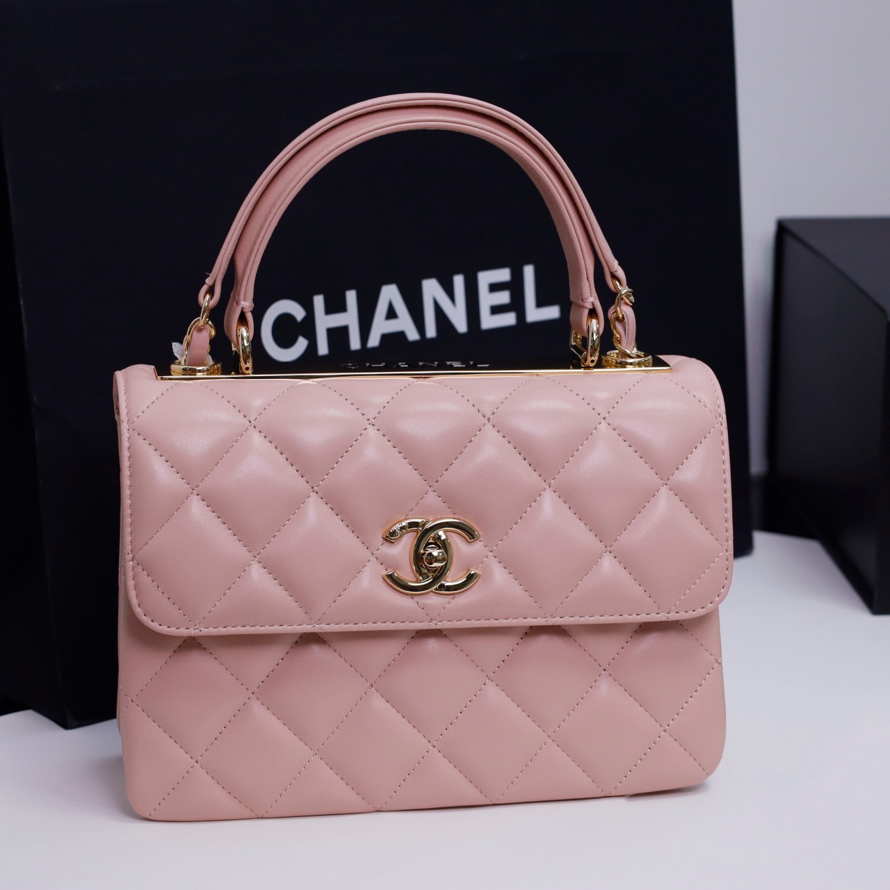 Chanel Pink Small Trendy CC Bag